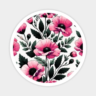 Poppy Flower Magnet